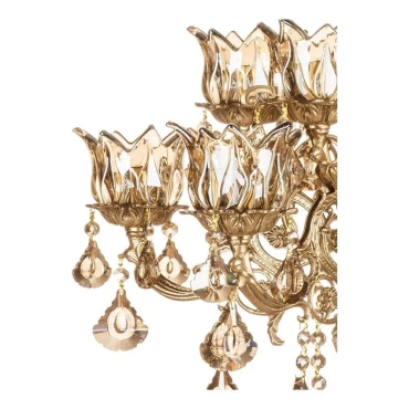 لوستر چشمه نور 12 شعله کد C2925/6-A آنتیک