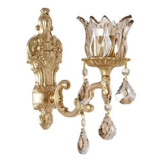 دیوارکوب برنزی چشمه نور 1 شعله کد 2911