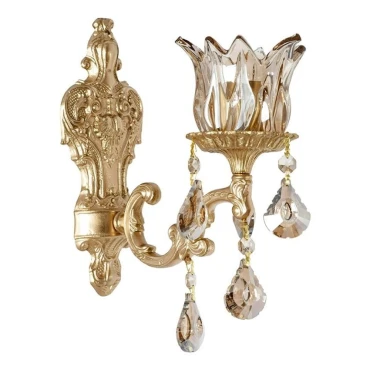 دیوارکوب برنزی چشمه نور 1 شعله کد 2911