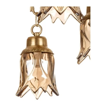 چراغ آویز چشمه نور 3 شعله کد C2773/3H-A آنتیک