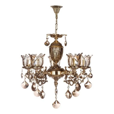 لوستر چشمه نور 5 شعله کد C2704/B برنزی