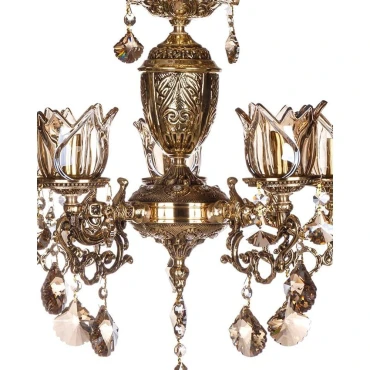 لوستر چشمه نور 5 شعله کد C2704/B برنزی