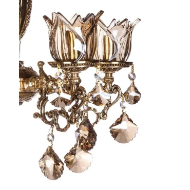 لوستر چشمه نور 5 شعله کد C2704/B برنزی