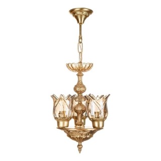 لوستر آویز چشمه نور 3 شعله کد C2769/3 آنتیک