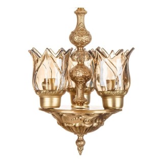 لوستر آویز چشمه نور 3 شعله کد C2769/3 آنتیک