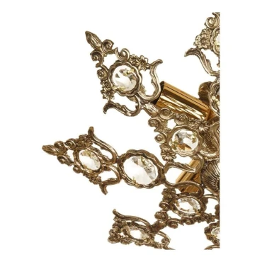 لوستر سقفی برنزی چشمه نور 4 شعله کد 2533