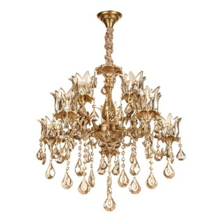 لوستر چشمه نور 12 شعله کد C2770/6-A آنتیک