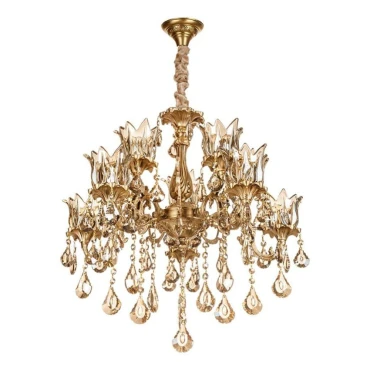 لوستر چشمه نور 12 شعله کد C2770/6-A آنتیک