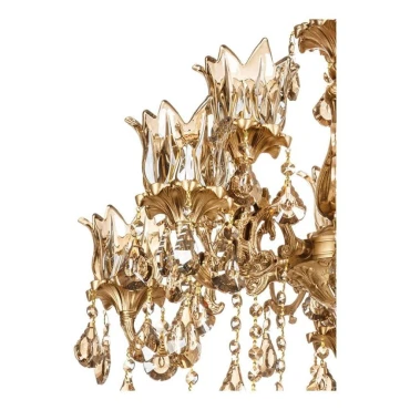 لوستر چشمه نور 12 شعله کد C2770/6-A آنتیک