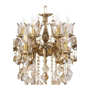 لوستر چشمه نور 10 شعله کد C2515/5-B برنزی