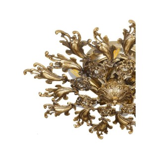 لوستر سقفی چشمه نور 7 شعله کد C2637/7A آنتیک