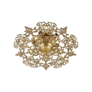 لوستر برنزی چشمه نور 5 شعله کد 2541