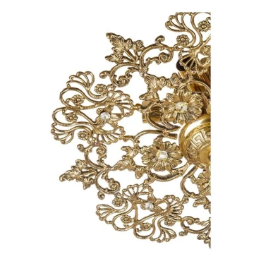 لوستر برنزی چشمه نور 5 شعله کد 2541