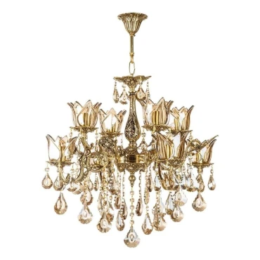 لوستر چشمه نور 8 شعله کد C2515/4-B برنزی