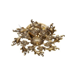 لوسترسقفی چشمه نور 5 شعله کد C2637/5A آنتیک