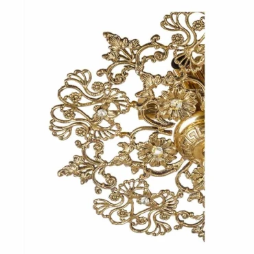 لوستر برنزی چشمه نور 3 شعله کد 2541