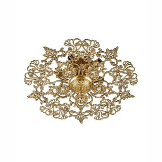 لوستر برنزی چشمه نور 3 شعله کد 2541