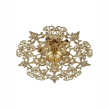 لوستر برنزی چشمه نور 3 شعله کد 2541