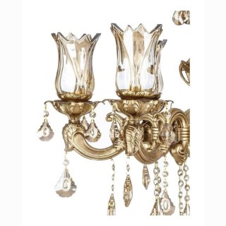 لوستر چشمه نور 6 شعله کد C2547/6-A آنتیک