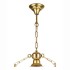 لوستر برنزی چشمه نور 7 شعله کد C2797/6+1-B برنز