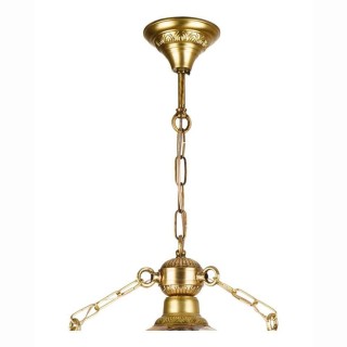 لوستر برنزی چشمه نور 7 شعله کد C2797/6+1-B برنز