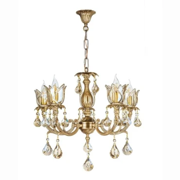 لوستر چشمه نور 5 شعله کد C2906/A آنتیک