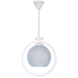 چراغ آویز چشمه نور 1 شعله کد G523/1H-WT