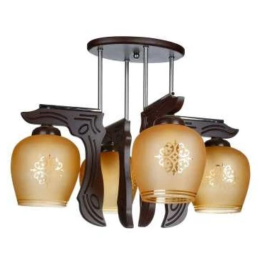 لوستر سقفی چشمه نور 4 شعله کد G533/4