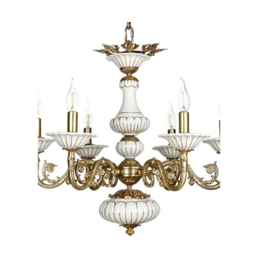 لوستر چشمه نور 6 شعله کد C2915/6-A آنتیک