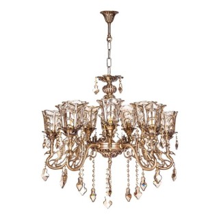 لوستر چشمه نور 10 شعله کد C2734/5-B برنزی
