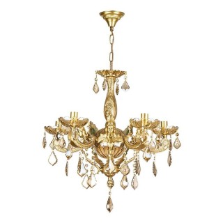 لوستر چشمه نور 5 شعله کد C2799/5-A آنتیک