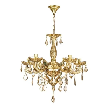 لوستر چشمه نور 5 شعله کد C2799/5-A آنتیک