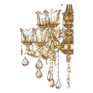 لوستر چشمه نور 10 شعله کد C2925/5-A آنتیک