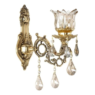 چراغ دیواری چشمه نور کد C2501/1W-B برنزی