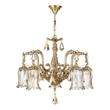 لوستر چشمه نور 10 شعله کد C2749/5-5 آنتیک