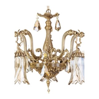 لوستر چشمه نور 10 شعله کد C2749/5-5 آنتیک