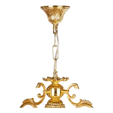 لوستر آویز برنزی چشمه نور 1 شعله کد 2514