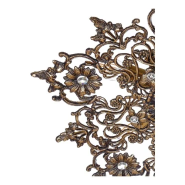 لوستر سقفی برنزی چشمه نور 3 شعله کد 2542