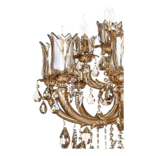 لوستر چشمه نور 15 شعله کد C2725/A آنتیک