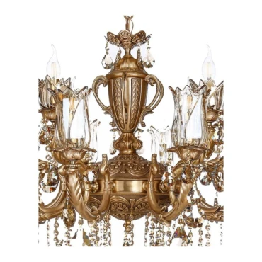 لوستر چشمه نور 15 شعله کد C2725/A آنتیک