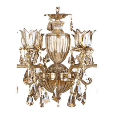 لوستر چشمه نور 6 شعله کد C2746/6A آنتیک