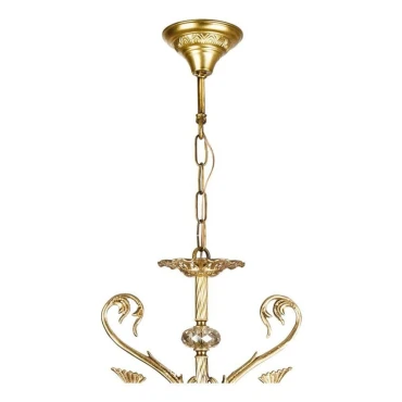 لوستر آویز برنزی چشمه نور 3 شعله کد 2795