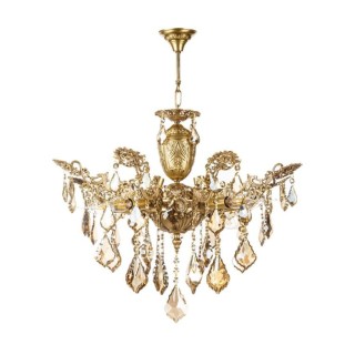 لوستر چشمه نور 12 شعله کد C2756/8-4 آنتیک