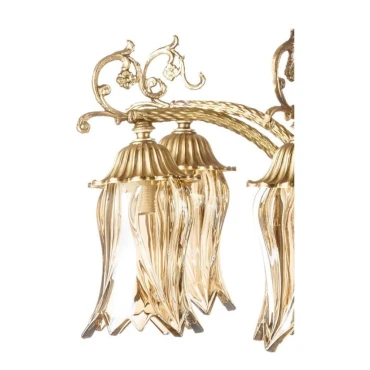 لوستر چشمه نور 8 شعله کد C2760/8-A آنتیک