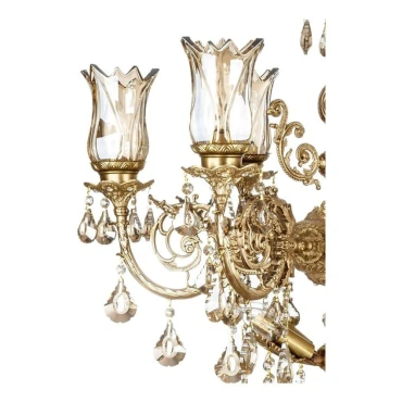 لوستر چشمه نور 12 شعله کد 2931 آنتیک