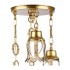چراغ آویز چشمه 4 شعله نورکد C2773/4A آنتیک
