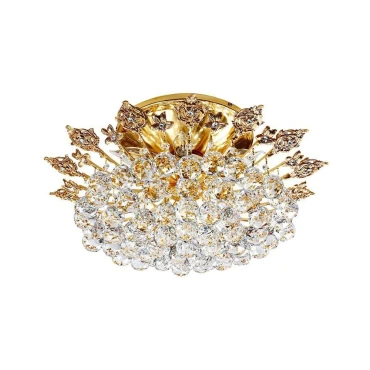 لوستر سقفی برنزی چشمه نور 6 شعله کد 2631