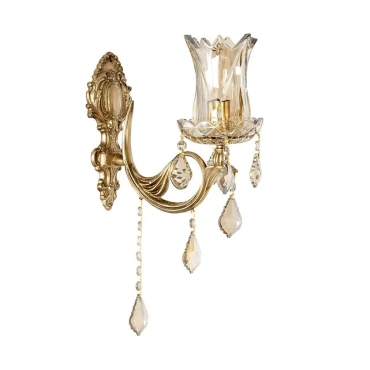 دیوارکوب برنزی چشمه نور 1 شعله کد 2768