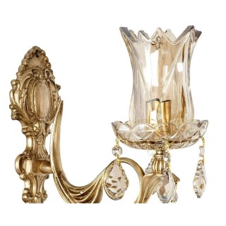 دیوارکوب برنزی چشمه نور 1 شعله کد 2768