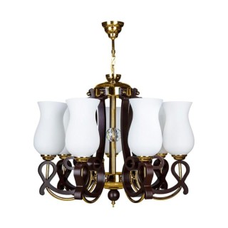 لوستر چشمه نور 7 شعله کد A831/7G طلایی